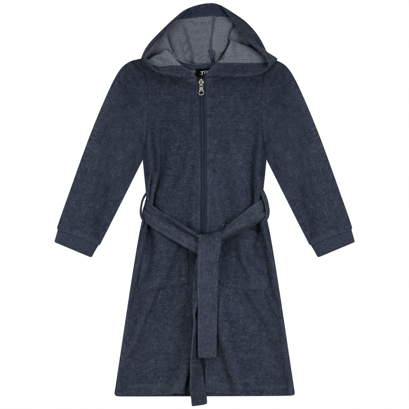 Washed Rib Terry Robe