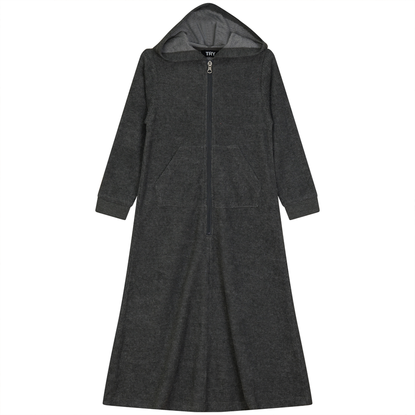 Washed Rib Terry Robe