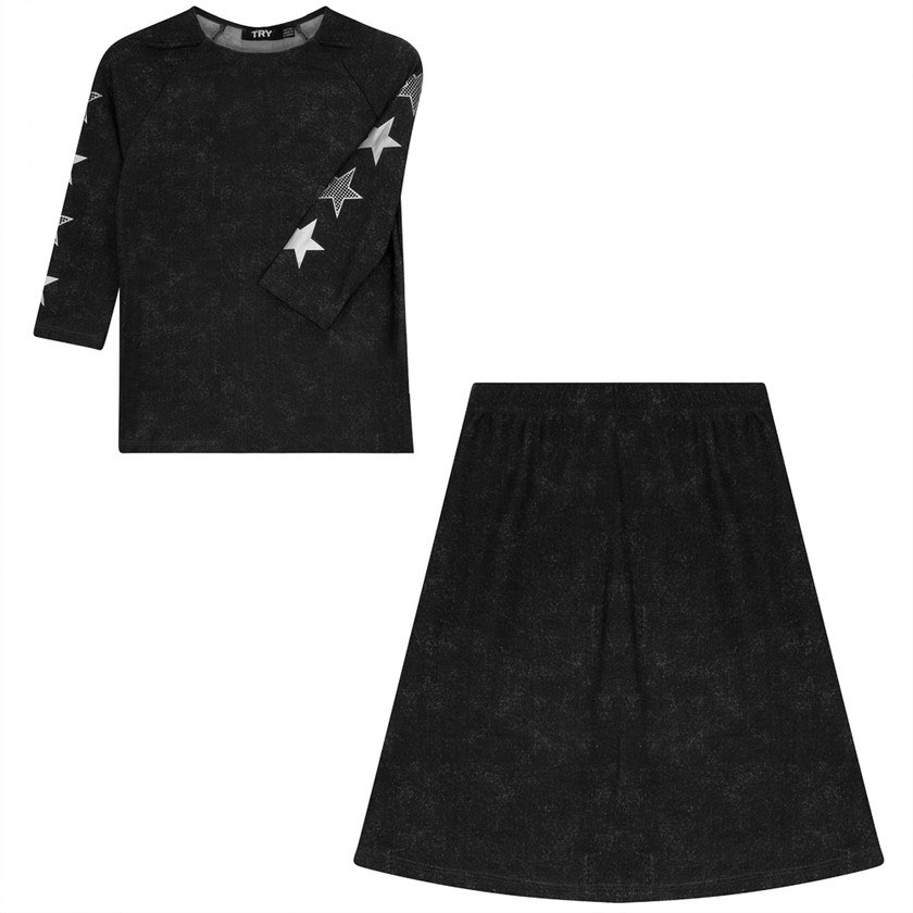 Wash Denim Swim 2 PC Set