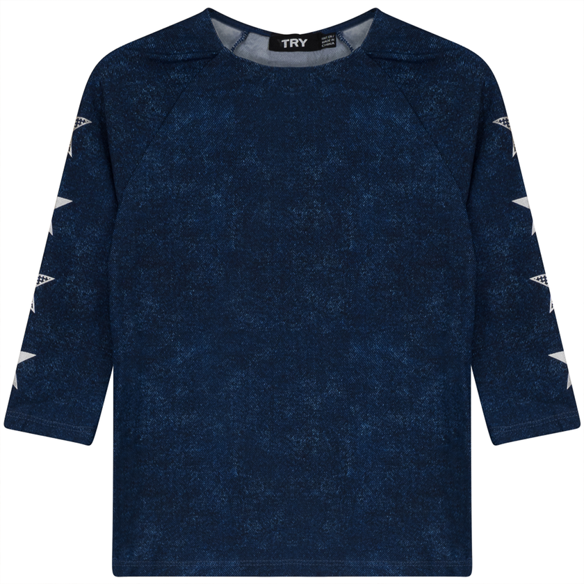 Wash Denim Swim 2 PC Set