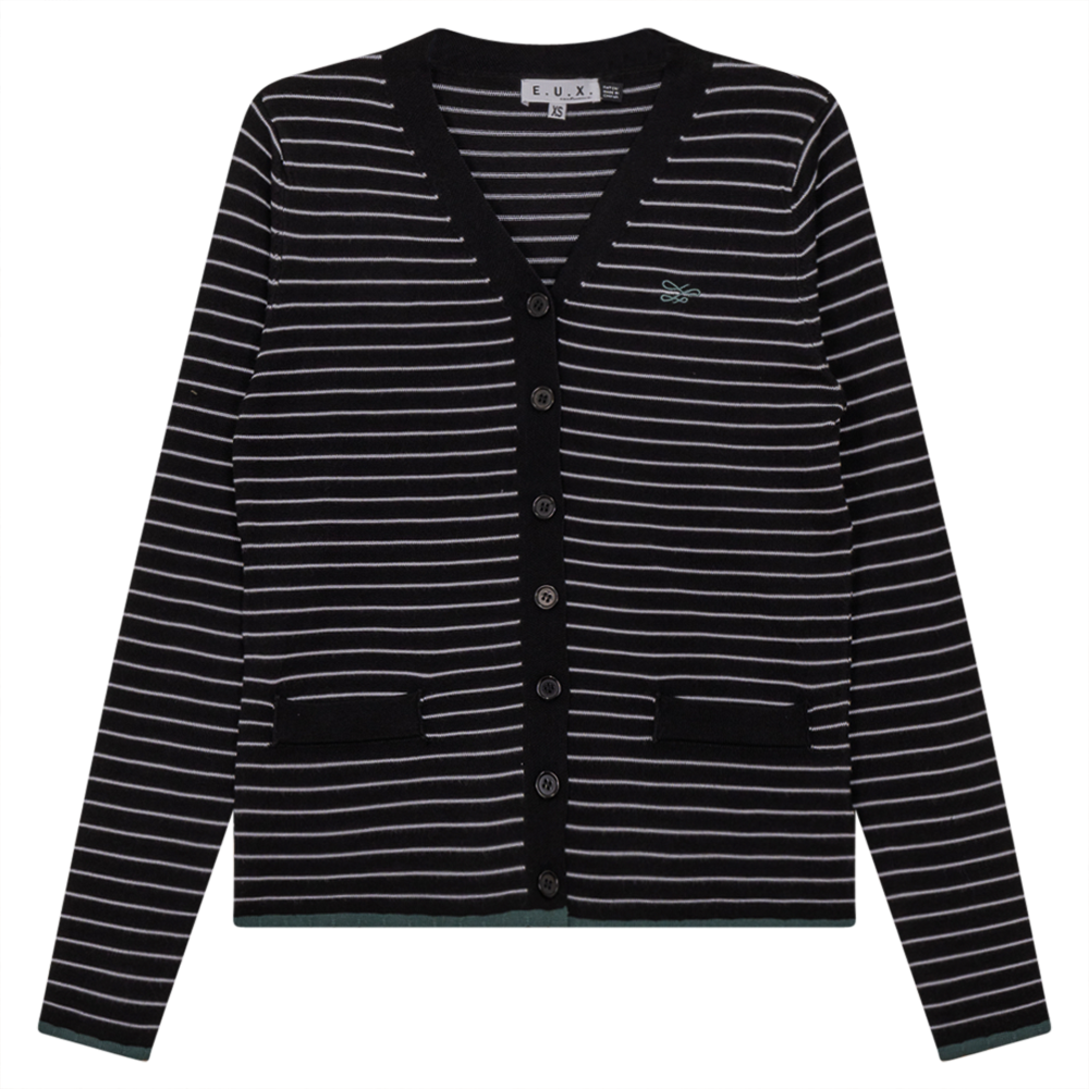 Striped Knit Cardigan