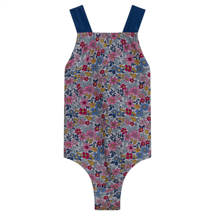 Vintage Floral Print Swimsuit