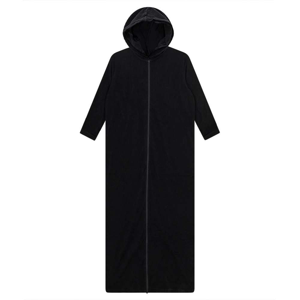 Oversized Terry Midi Robe