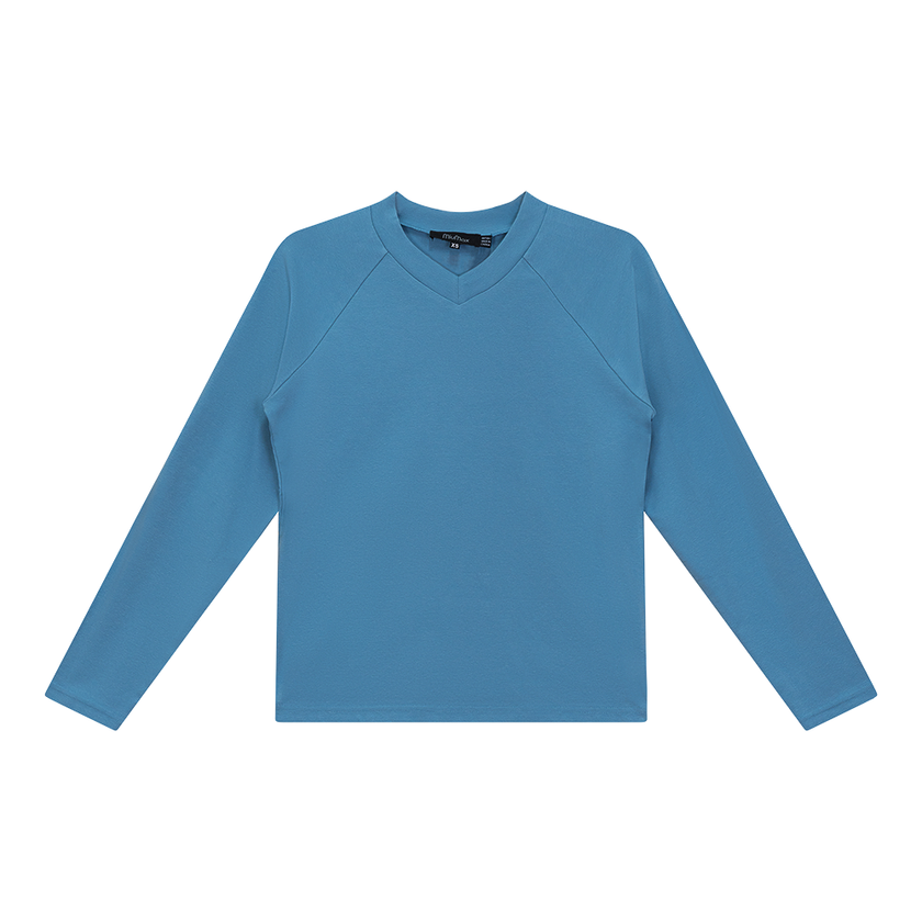 V Neck Raglan Top