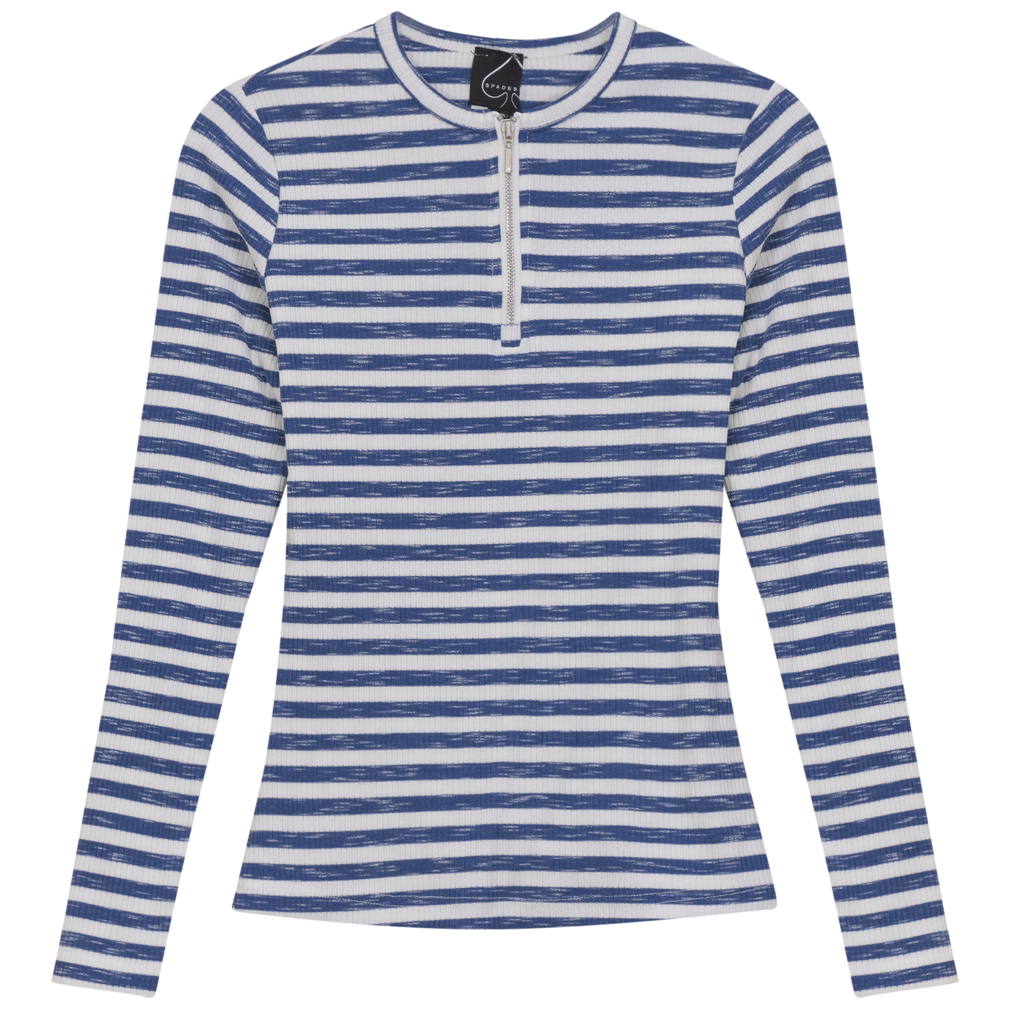 Wash Striped Henley Top