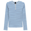 Wash Striped Henley Top