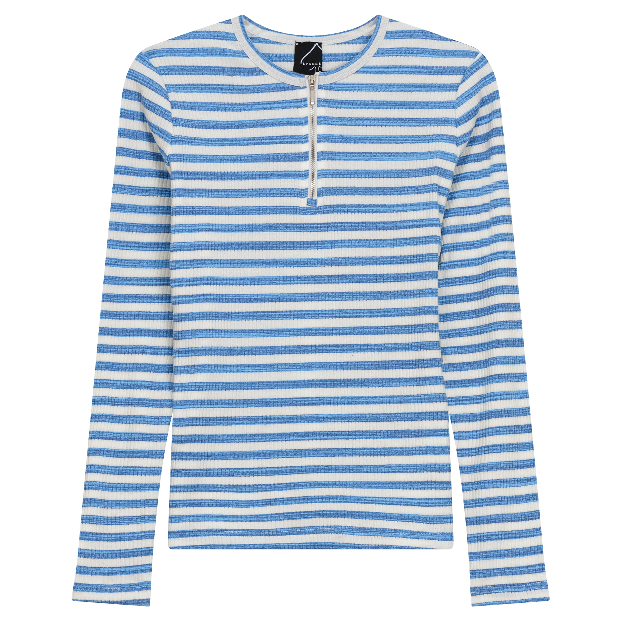 Wash Striped Henley Top