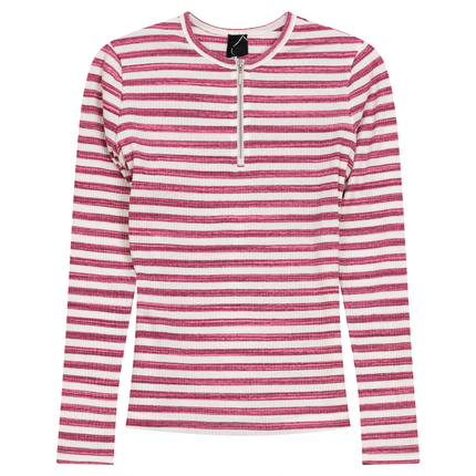 Wash Striped Henley Top