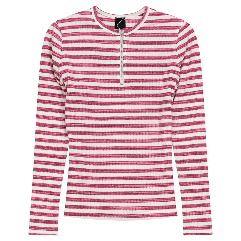 Wash Striped Henley Top