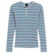 Wash Striped Henley Top