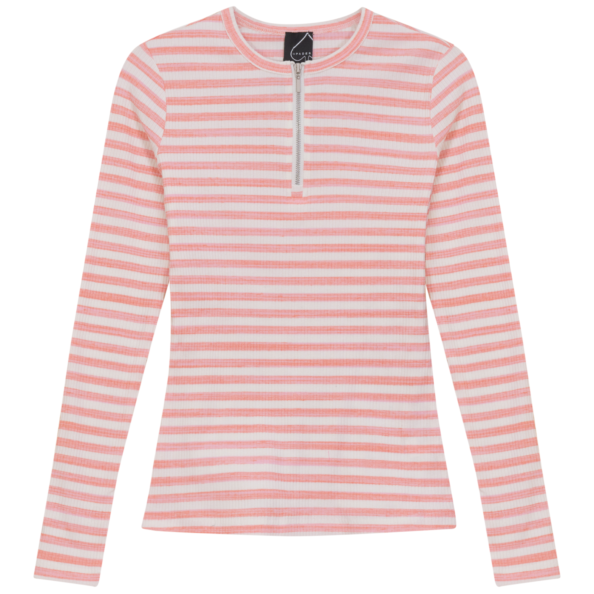 Wash Striped Henley Top