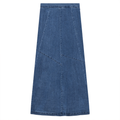 Denim Maxi Trumpet Skirt