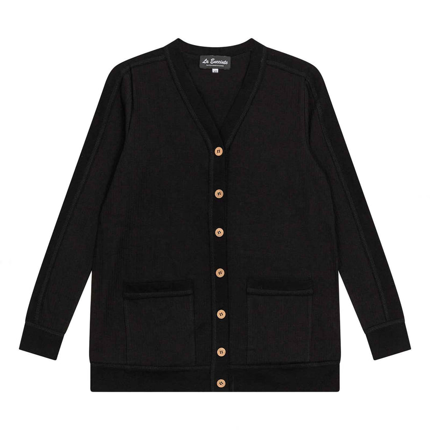 Maternity Ribbed Contrast Cardigan