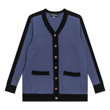 Maternity Ribbed Contrast Cardigan