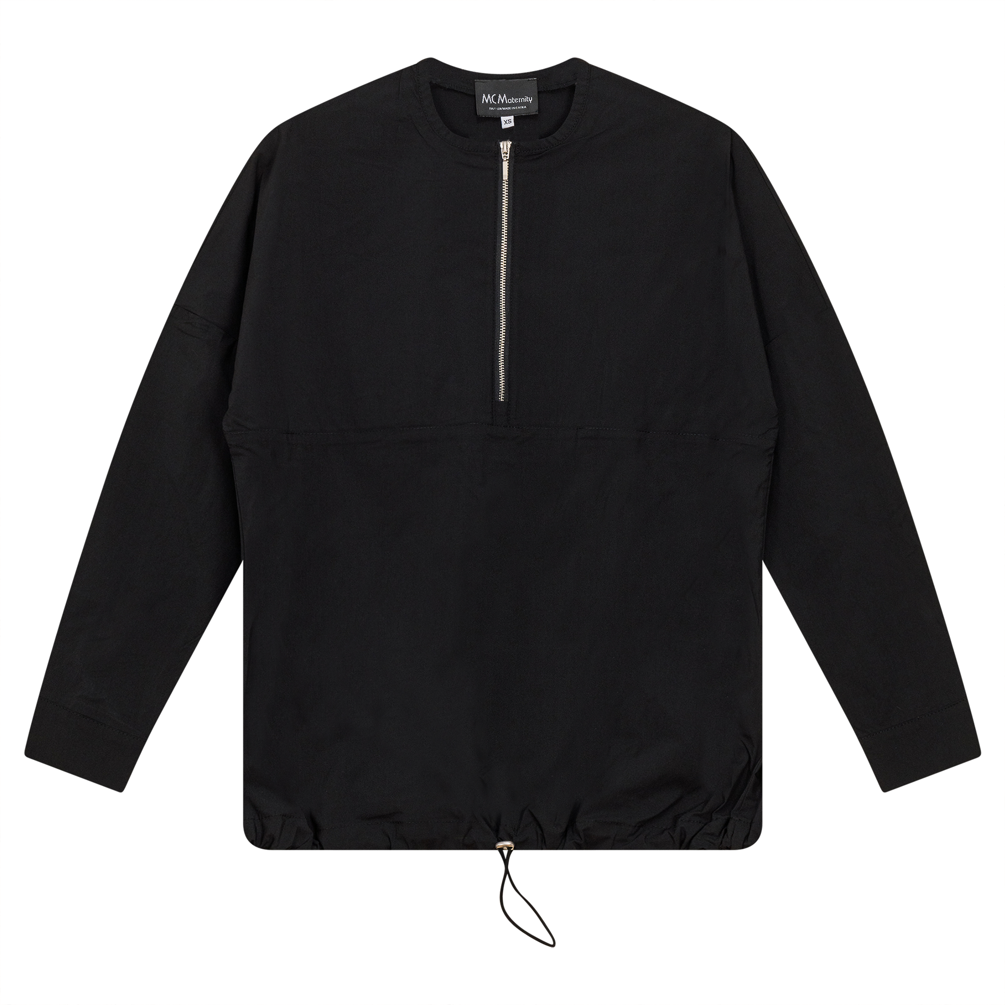 Maternity Cotton Henley Bungee Top