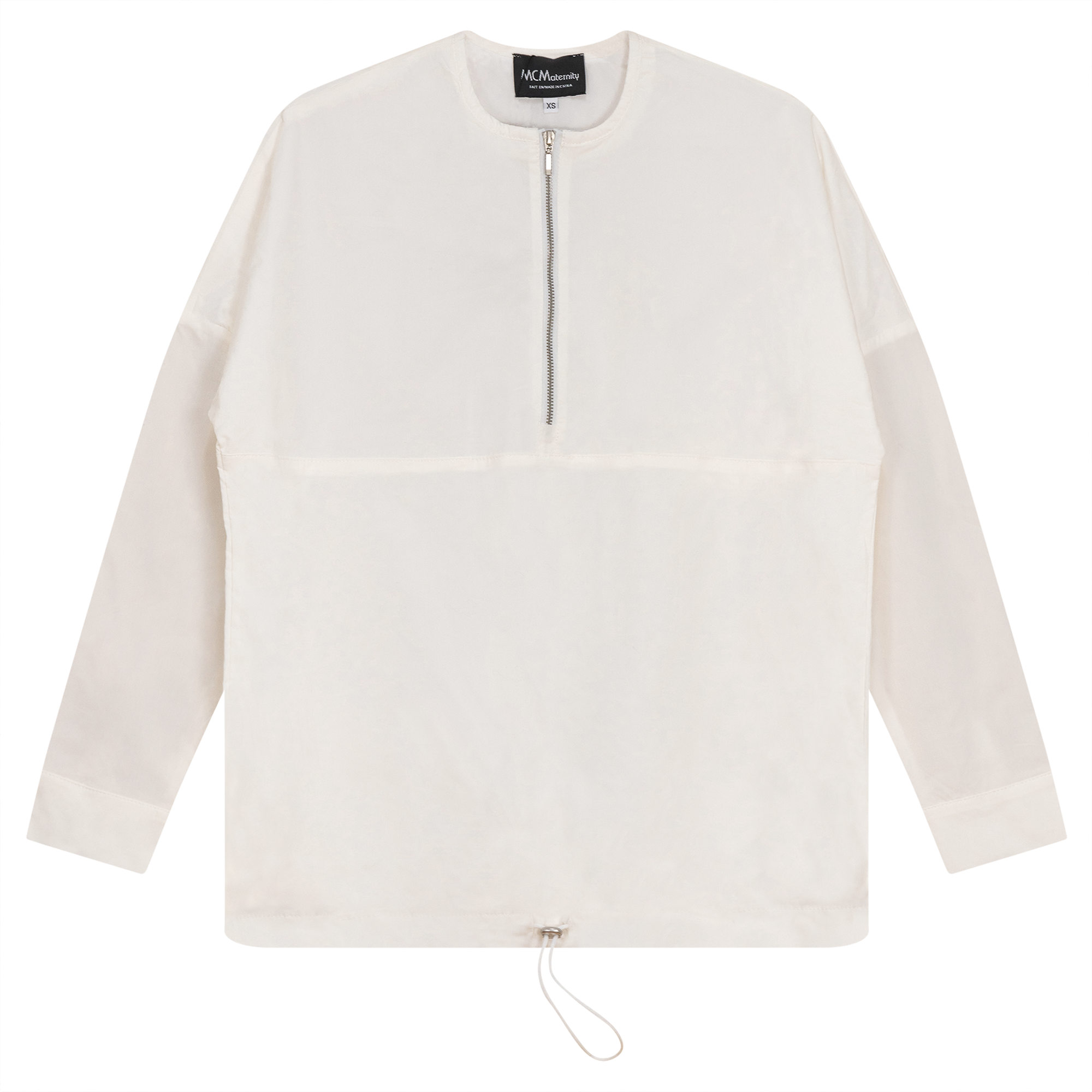 Maternity Cotton Henley Bungee Top