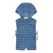 Stripped Terry Romper