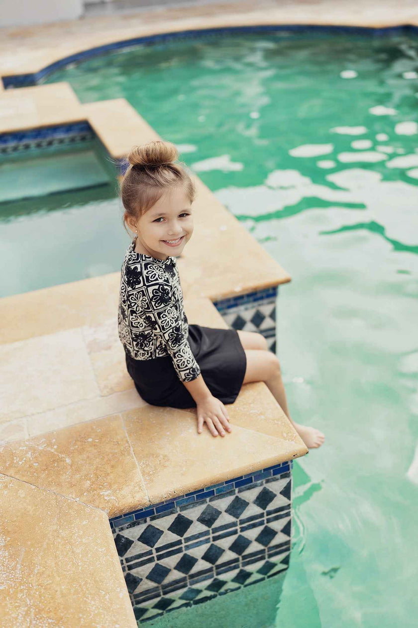 Printed 2 Piece Swim Set