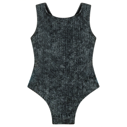 Distressed Rib Swimsuit