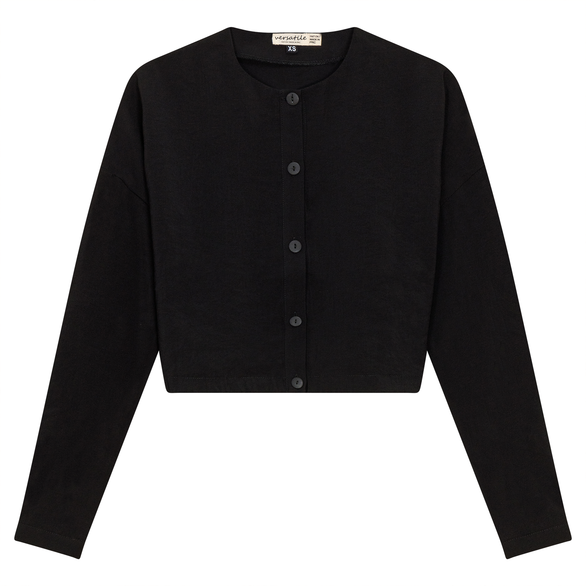 Tencel Cropped Bungee Blouse