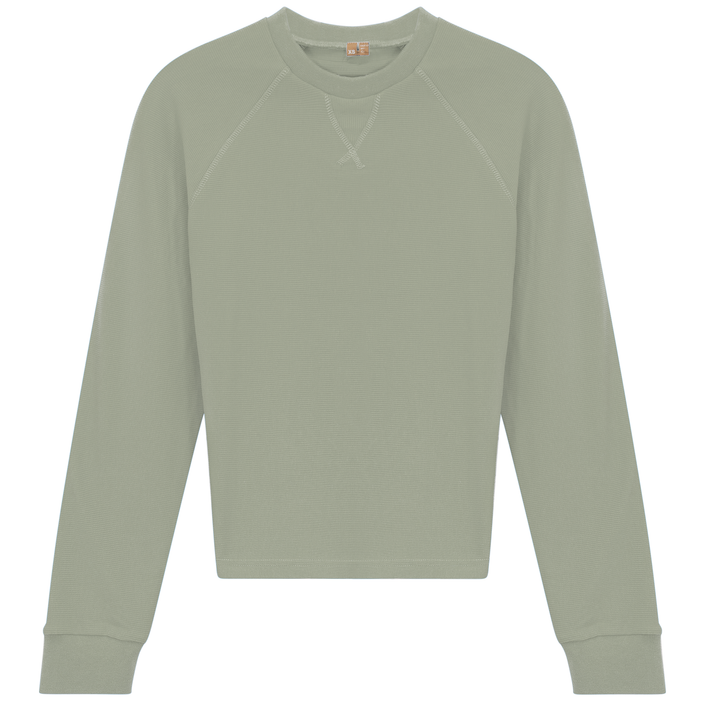 Raglan Sleeves Ribbed Tee