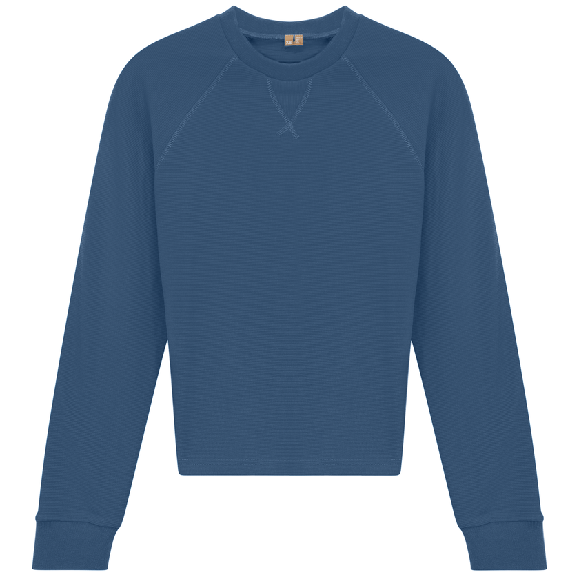 Raglan Sleeves Ribbed Tee