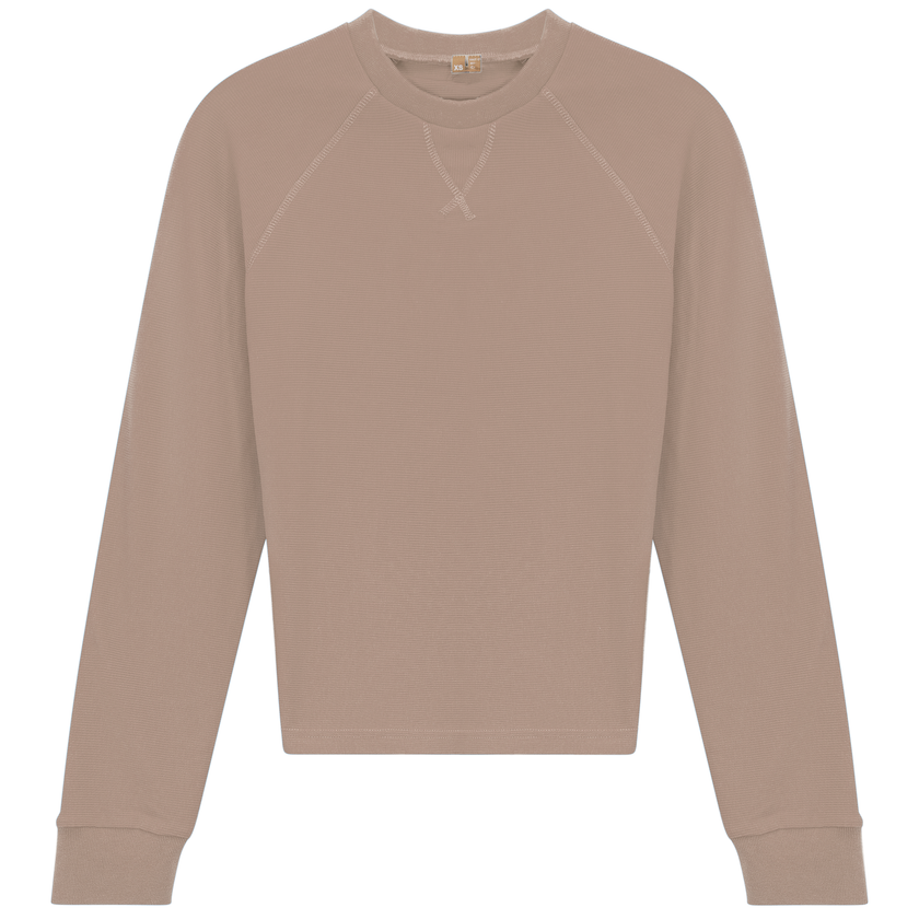 Raglan Sleeves Ribbed Tee