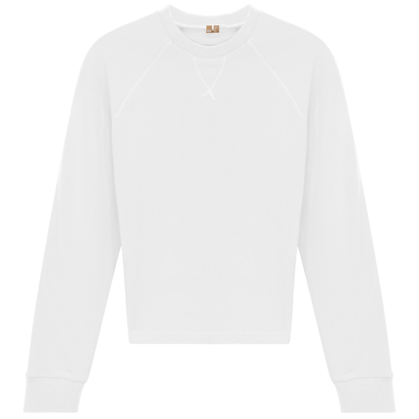 Raglan Sleeves Ribbed Tee