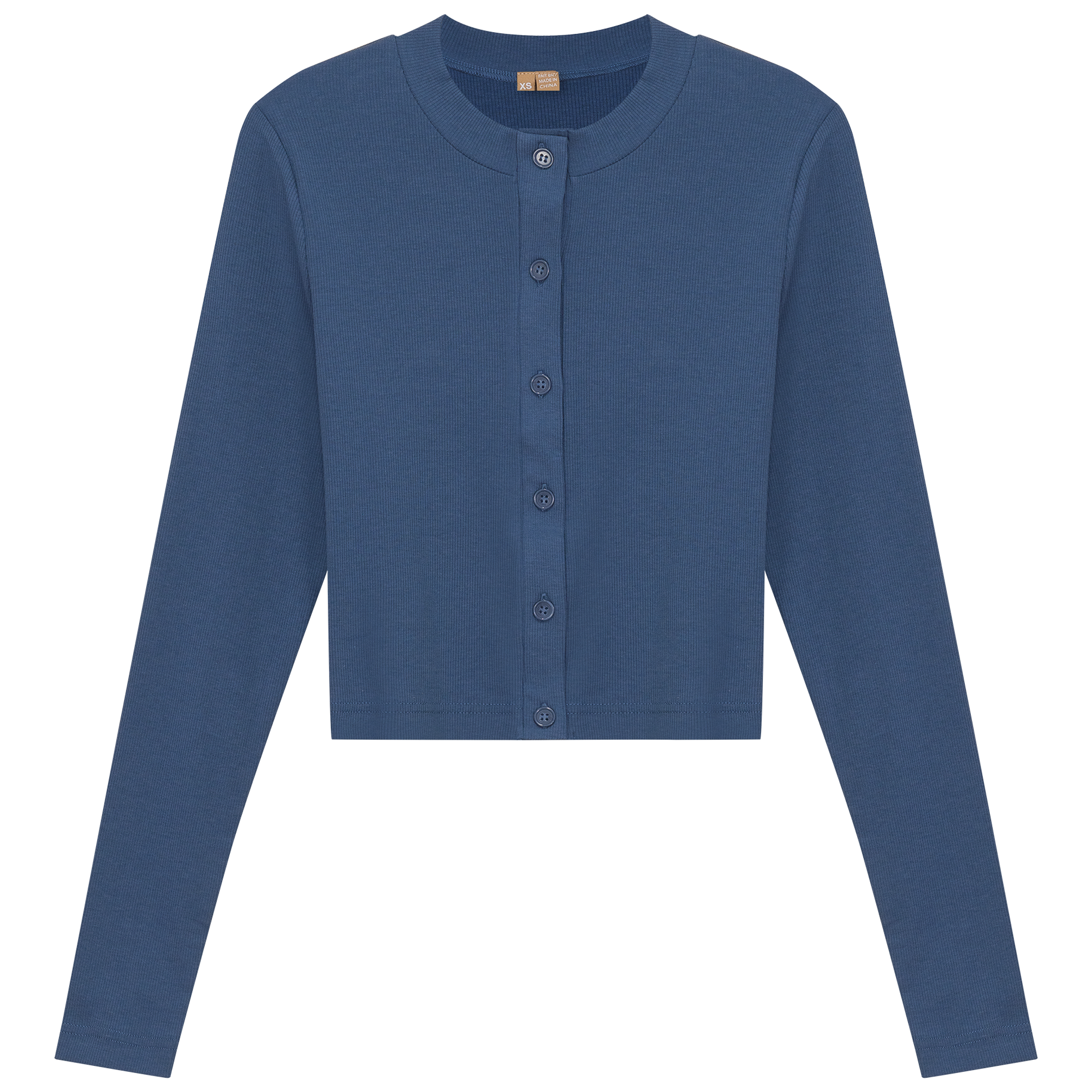 Ribbed Cropped Cardigan