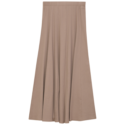 Ribbed Midi Panel Skirt