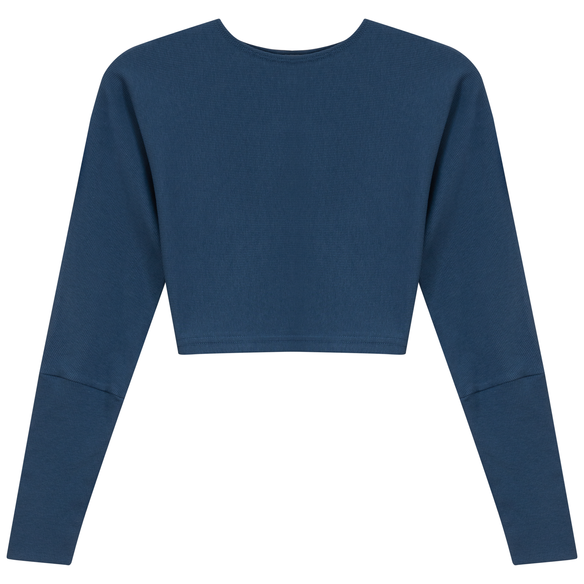 Cropped Ribbed Sweater