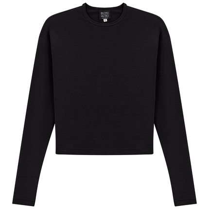 Cropped Off Shoulder Tee