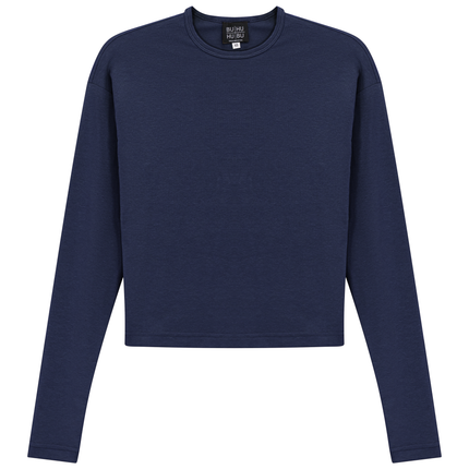 Cropped Off Shoulder Tee