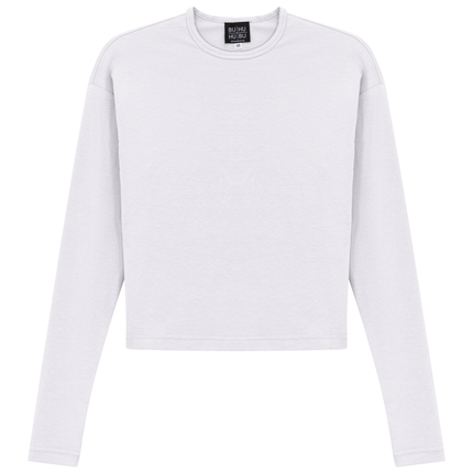 Cropped Off Shoulder Tee