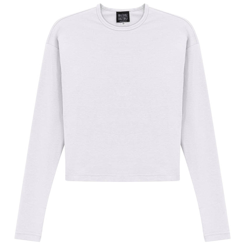 Cropped Off Shoulder Tee