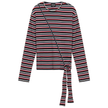 Striped Wrap Tee
