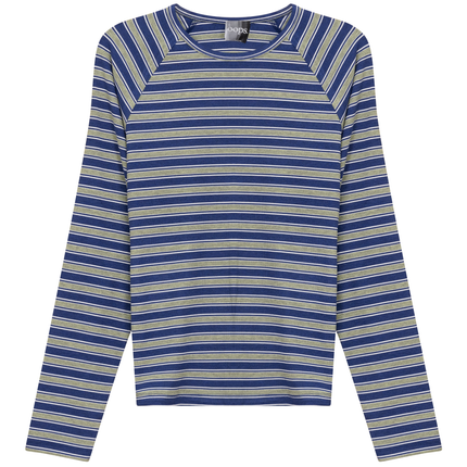 Raglan Sleeve Striped Tee