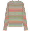 V Neck Dolman Striped Tee