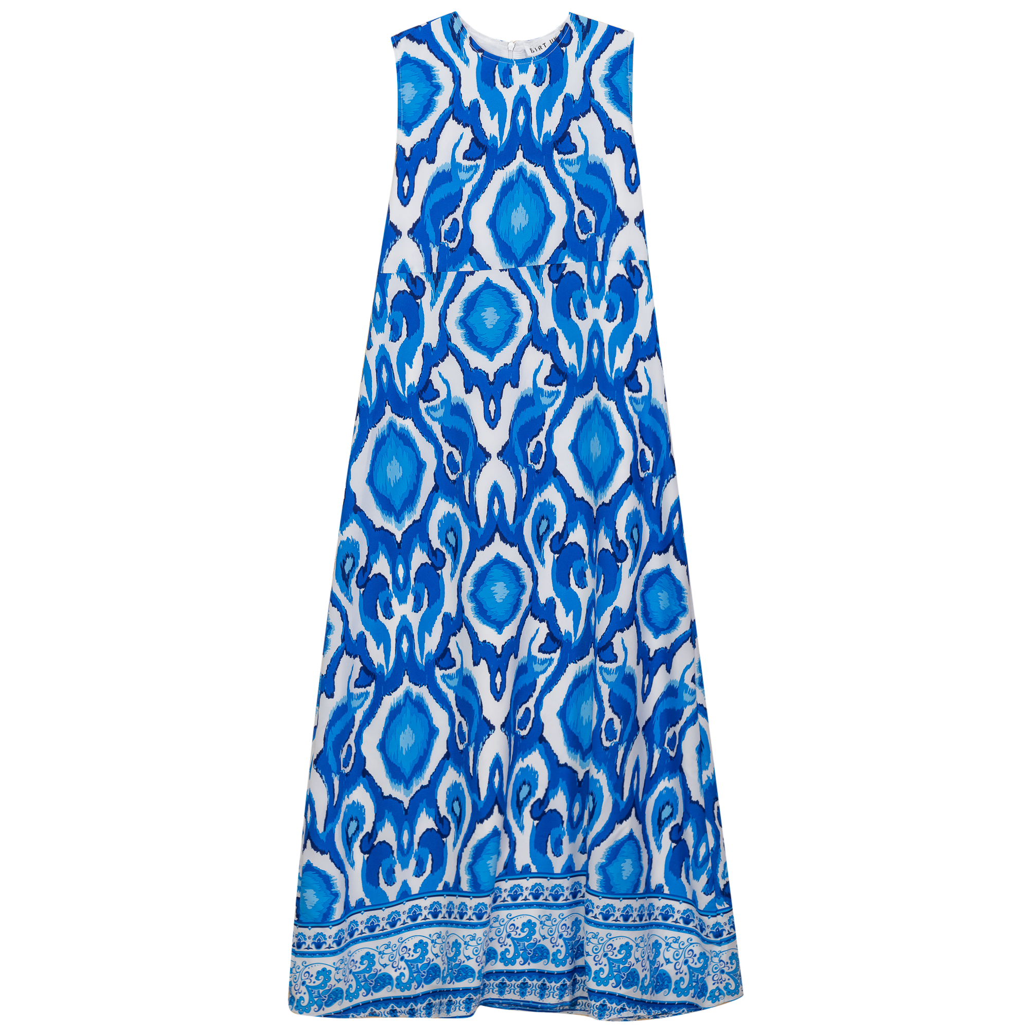 Printed Satin A Line Jumper