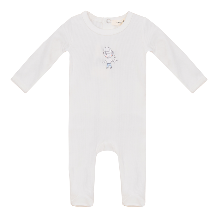 Boy and Girl Print Onesie