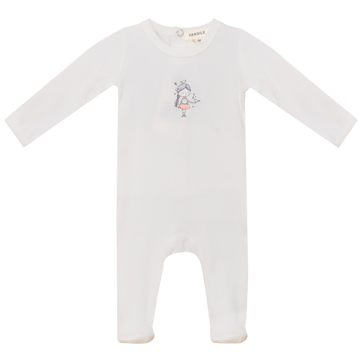 Boy and Girl Print Onesie