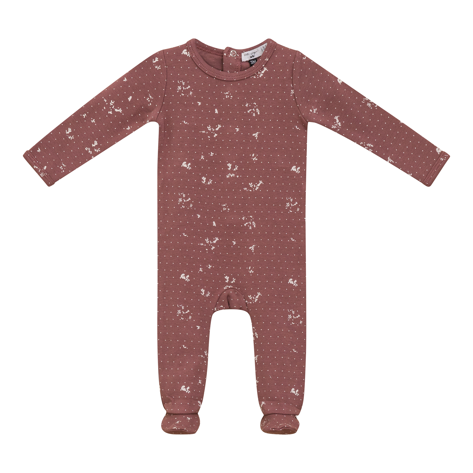 Printed Rib Onesie