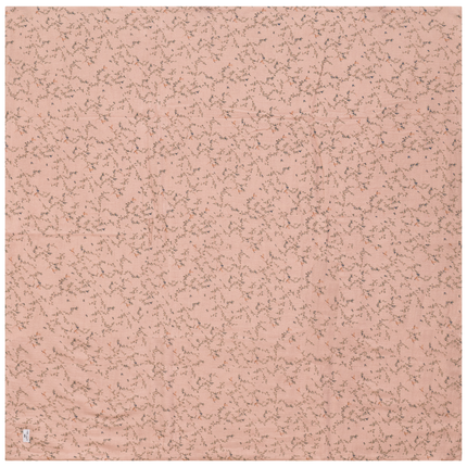 Leaves and Bird Print Swaddle