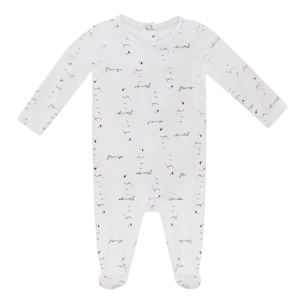 Flamingo Print Onesie
