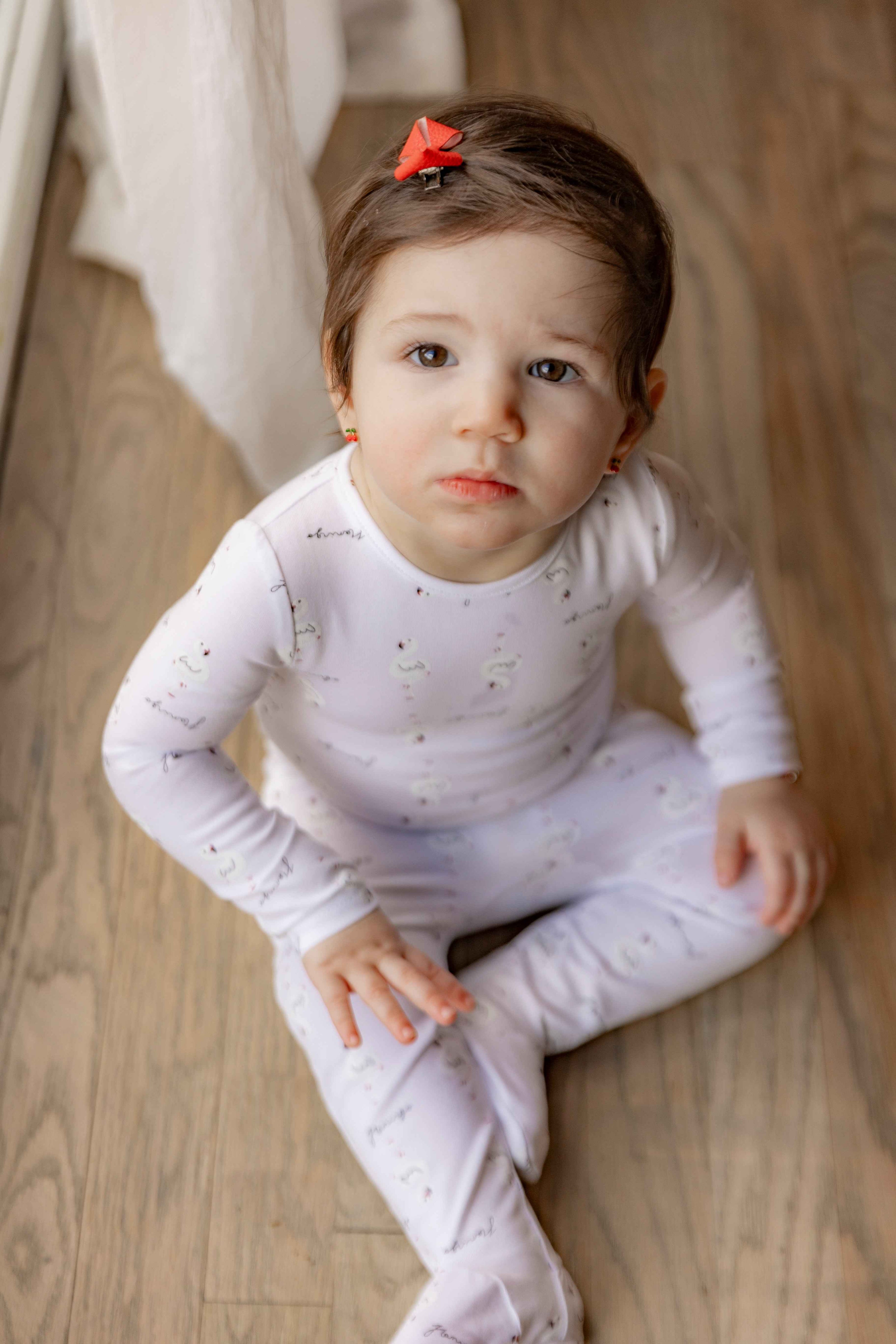 Flamingo Print Onesie