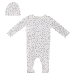 Crinkle Flower Print Onesie Set