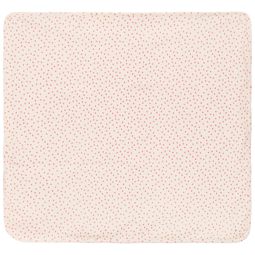 Crinkle Flower Print Blanket