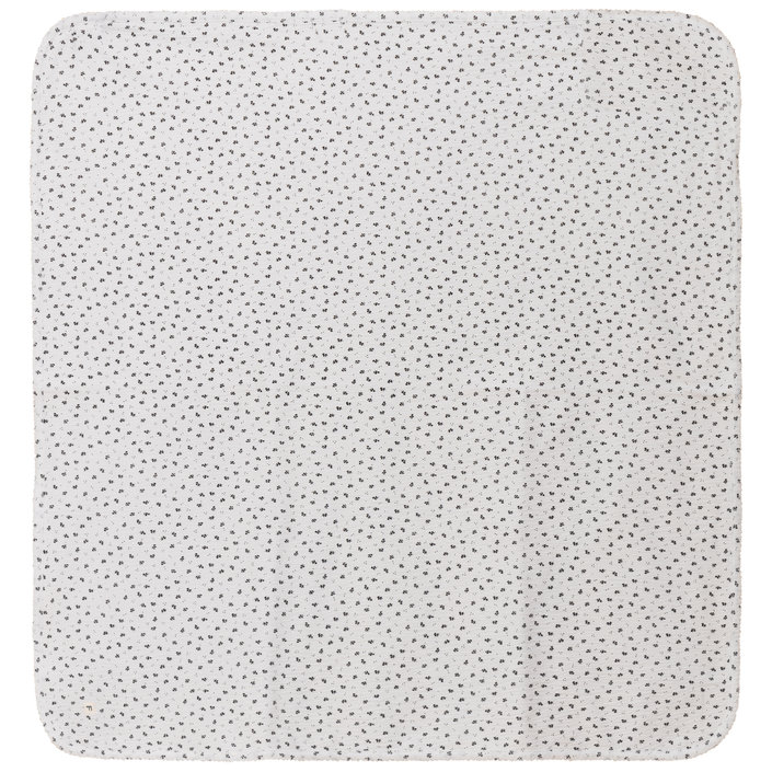 Crinkle Flower Print Blanket