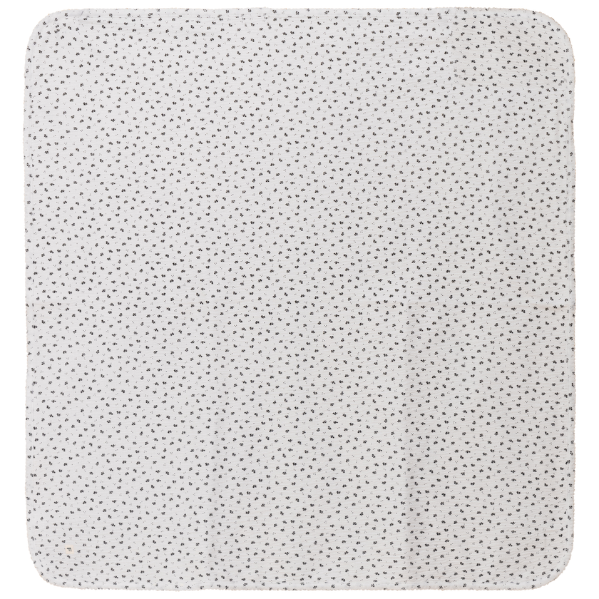 Crinkle Flower Print Blanket