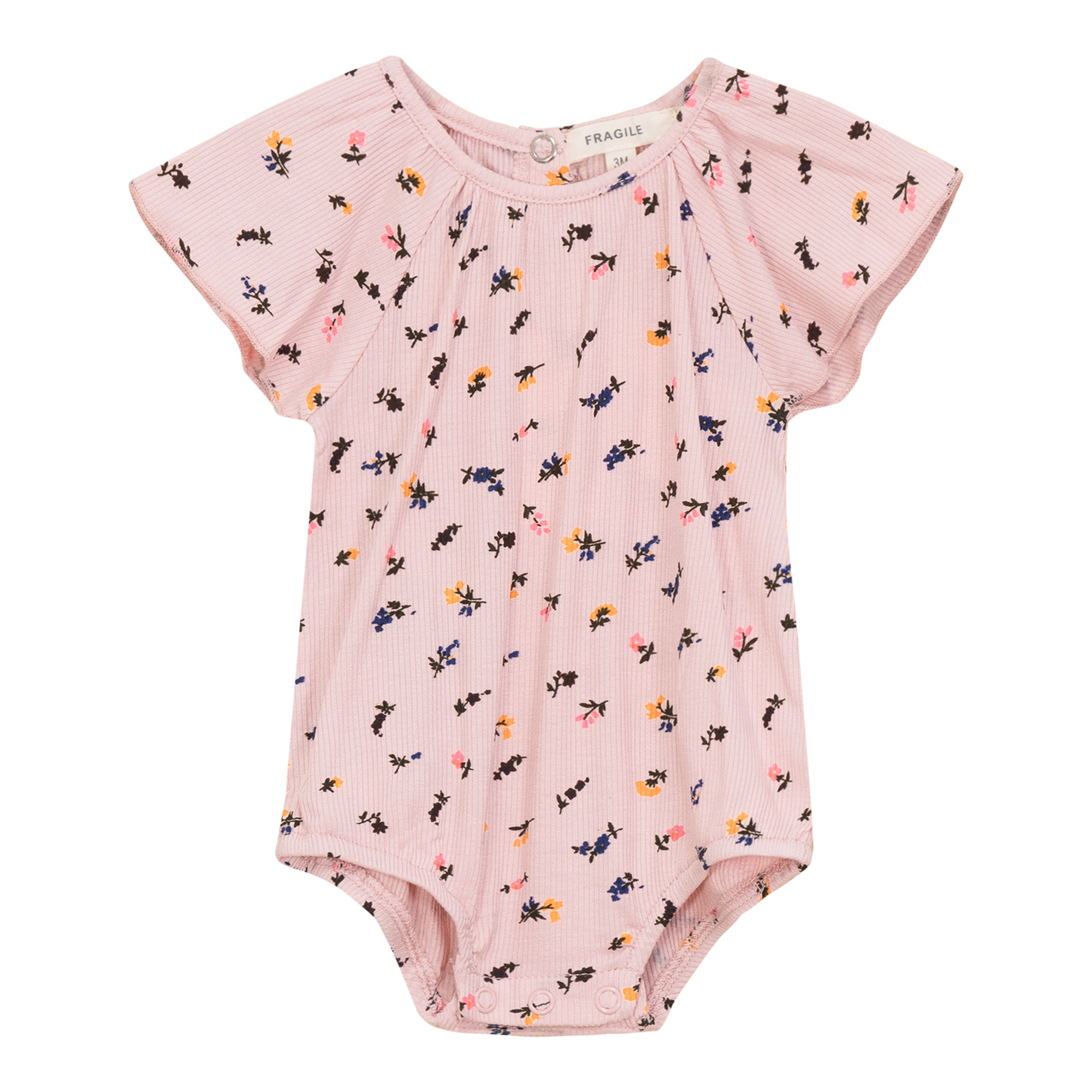 Multi Flower Print Romper